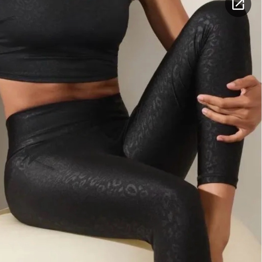 Athleta Chanturanga Snake Print Leggings